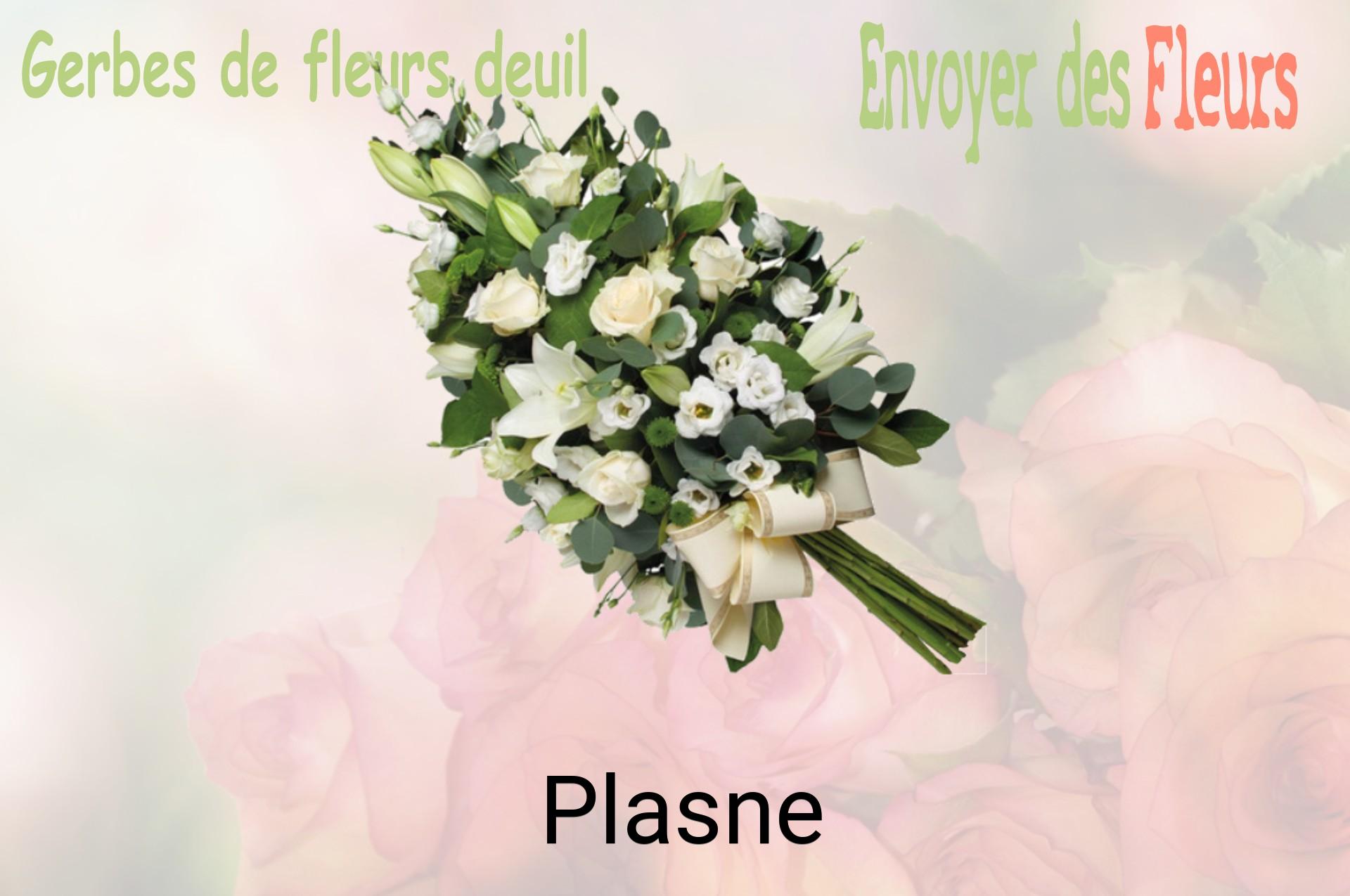 Gerbe de fleurs de deuil livrée à Plasne